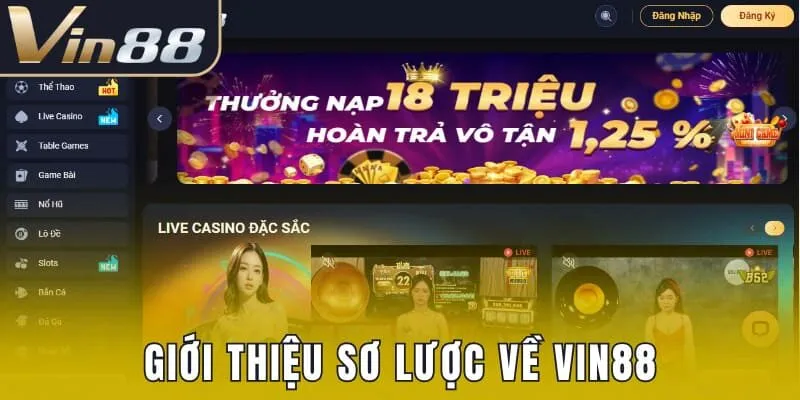 Giới thiệu sơ lược về Vin88